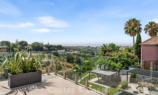 Villa en première ligne de golf avec vue sur le golf et la mer à vendre dans le complexe de golf 5* de Marbella - Benahavis 783378 