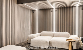 Villa en première ligne de golf avec vue sur le golf et la mer à vendre dans le complexe de golf 5* de Marbella - Benahavis 783380 