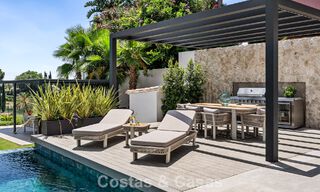 Villa en première ligne de golf avec vue sur le golf et la mer à vendre dans le complexe de golf 5* de Marbella - Benahavis 783386 