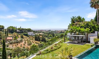 Villa en première ligne de golf avec vue sur le golf et la mer à vendre dans le complexe de golf 5* de Marbella - Benahavis 783390 