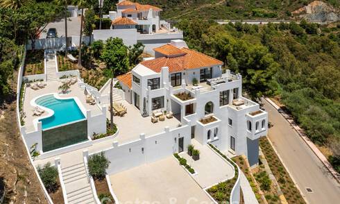 Luxueuse villa méditerranéenne à vendre sur les collines de Nueva Andalucia, Marbella 783225