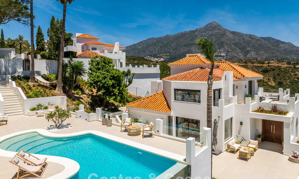 Luxueuse villa méditerranéenne à vendre sur les collines de Nueva Andalucia, Marbella 783227