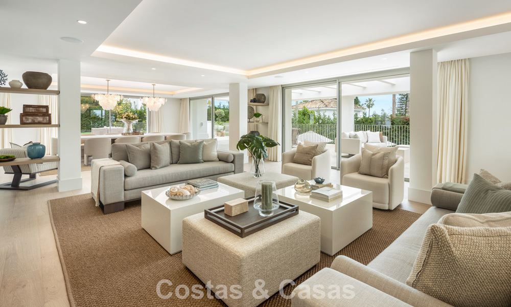 Impressionnante villa de luxe avec court de tennis en gazon à vendre, proche des commodités, sur le Golden Mile de Marbella 782709