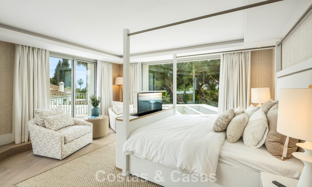 Impressionnante villa de luxe avec court de tennis en gazon à vendre, proche des commodités, sur le Golden Mile de Marbella 782712