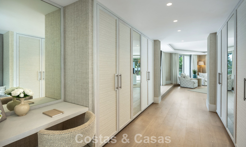 Impressionnante villa de luxe avec court de tennis en gazon à vendre, proche des commodités, sur le Golden Mile de Marbella 782714