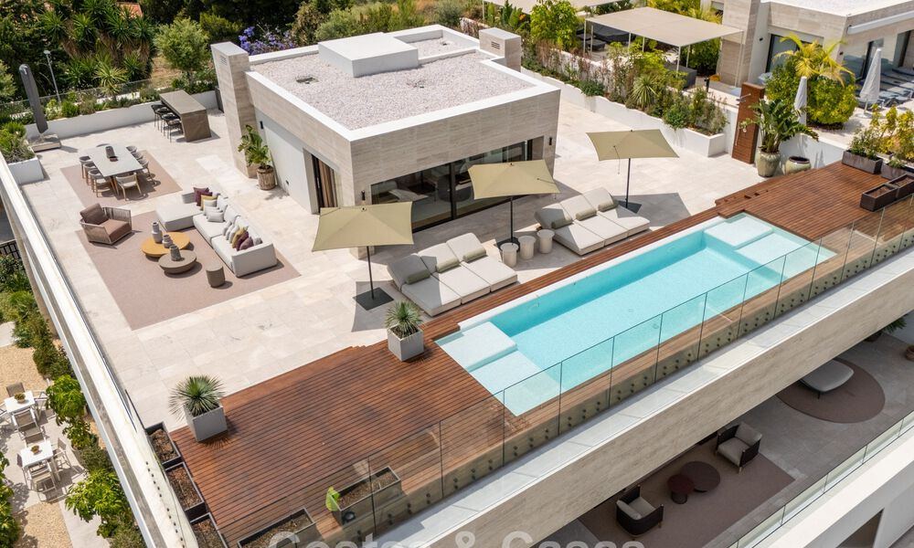 Penthouse design haut de gamme, prête à emménager, à vendre dans un complexe de premier ordre sur le Golden Mile de Marbella 782732