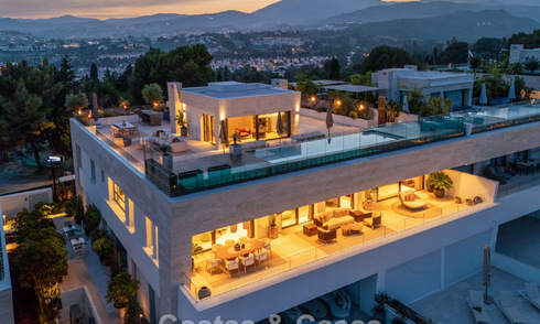 Penthouse design haut de gamme, prête à emménager, à vendre dans un complexe de premier ordre sur le Golden Mile de Marbella 782738