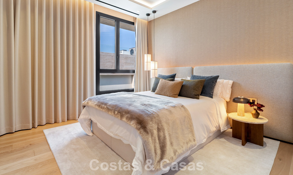 Penthouse design haut de gamme, prête à emménager, à vendre dans un complexe de premier ordre sur le Golden Mile de Marbella 782740