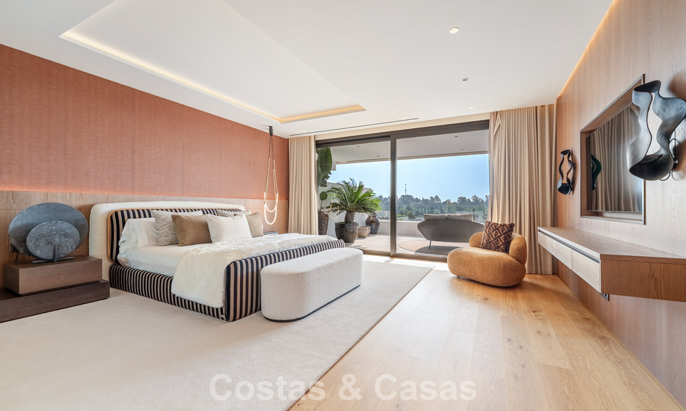 Penthouse design haut de gamme, prête à emménager, à vendre dans un complexe de premier ordre sur le Golden Mile de Marbella 782750