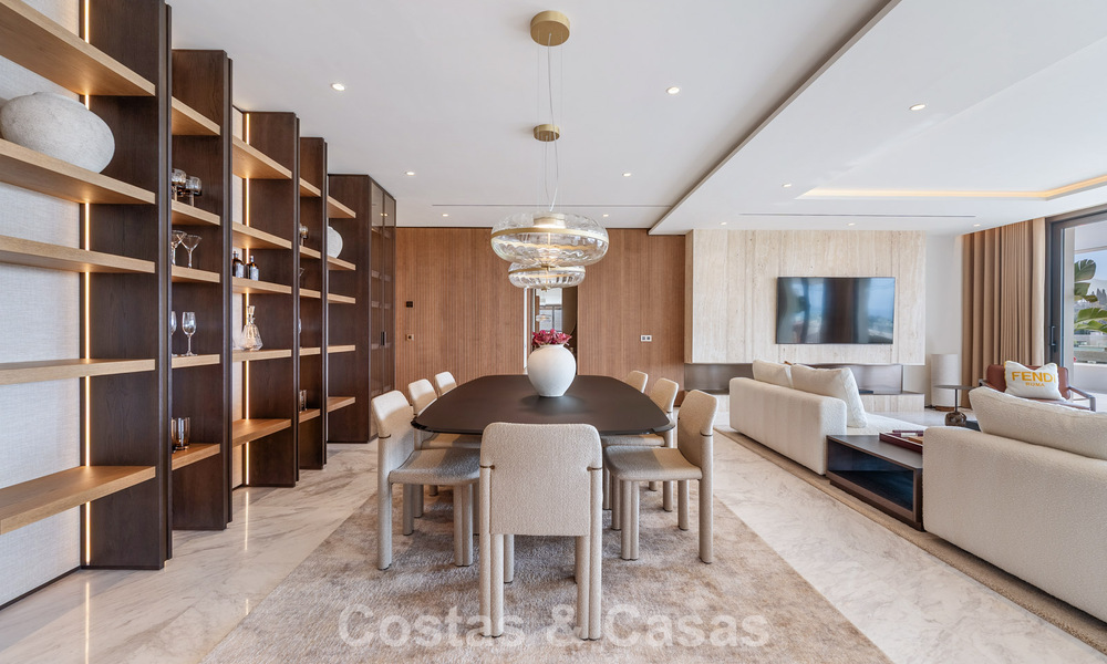 Penthouse design haut de gamme, prête à emménager, à vendre dans un complexe de premier ordre sur le Golden Mile de Marbella 782758