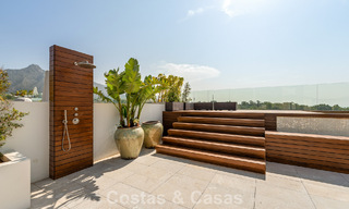 Penthouse design haut de gamme, prête à emménager, à vendre dans un complexe de premier ordre sur le Golden Mile de Marbella 782780 