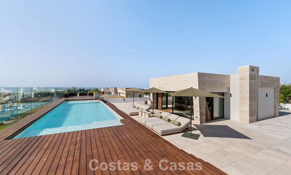 Penthouse design haut de gamme, prête à emménager, à vendre dans un complexe de premier ordre sur le Golden Mile de Marbella 782781