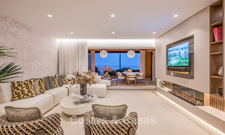 Appartement modernisé et de haute qualité en bord de mer avec vue sur la mer, jardin et piscine privés, Marbella - Estepona 782604 