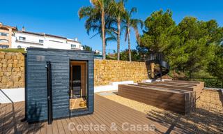 Villa de style méditerranéen moderne en première ligne de golf à vendre à Elviria, à l'est du centre de Marbella 783010 