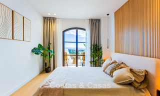 Spacieuse maison de ville de 3 chambres, prête à emménager, avec vue sur le golf et la mer, à vendre à Marbella - Benahavis 782980 