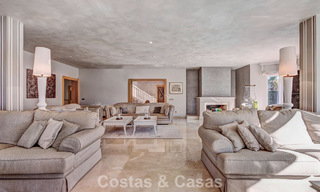 Villa de luxe de style méditerranéen à vendre à quelques pas de la plage et des commodités à Guadalmina Baja, Marbella 783084 