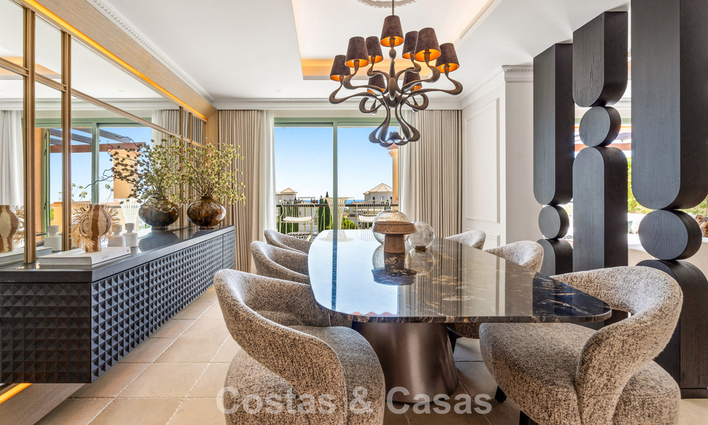 Penthouse duplex ultra-luxueux avec intérieur primé à vendre à Los Flamingos Golf Resort à Benahavis - Marbella 782833