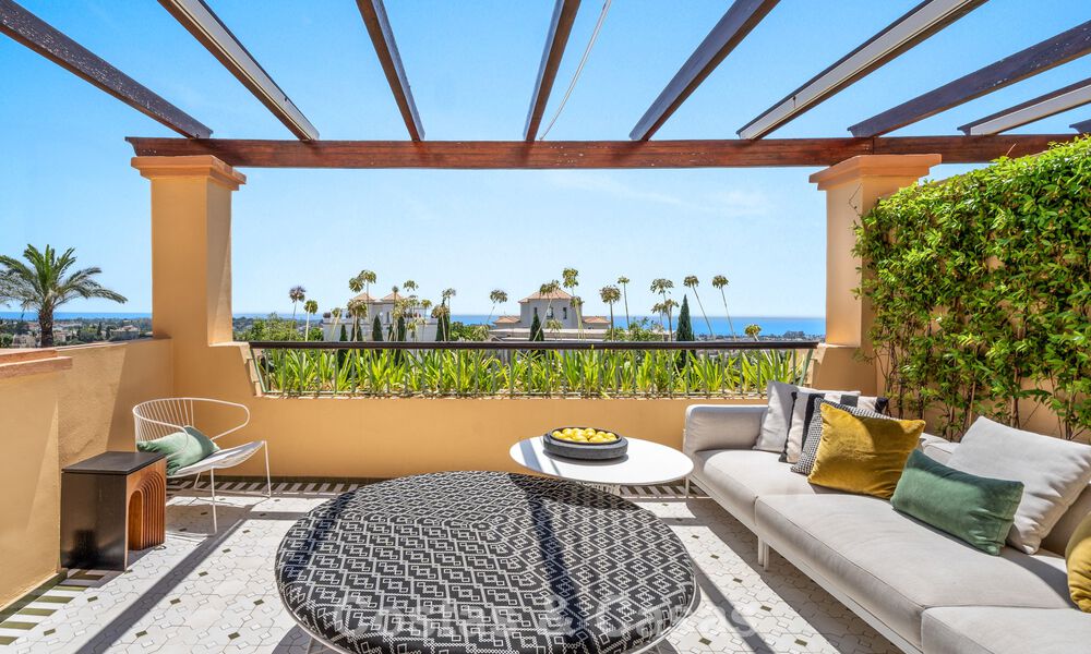 Penthouse duplex ultra-luxueux avec intérieur primé à vendre à Los Flamingos Golf Resort à Benahavis - Marbella 782835