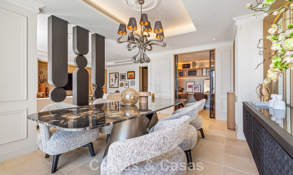 Penthouse duplex ultra-luxueux avec intérieur primé à vendre à Los Flamingos Golf Resort à Benahavis - Marbella 782838