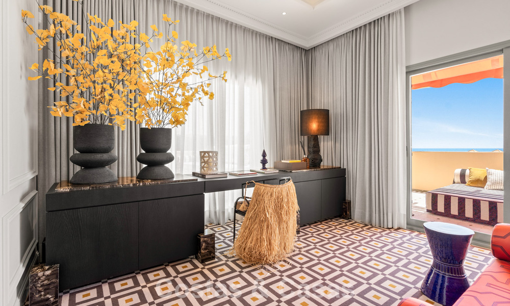 Penthouse duplex ultra-luxueux avec intérieur primé à vendre à Los Flamingos Golf Resort à Benahavis - Marbella 782854