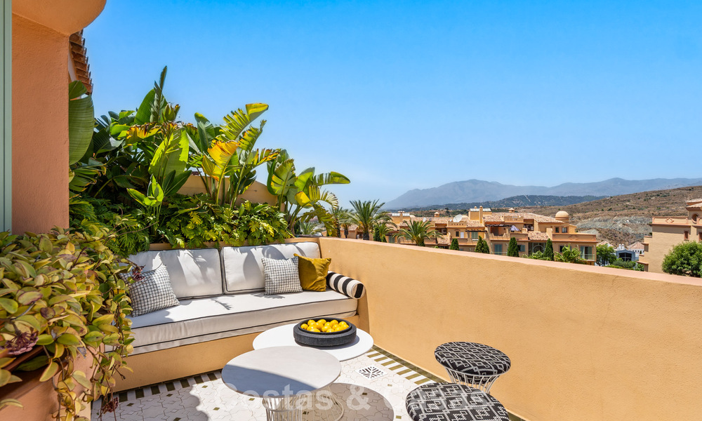 Penthouse duplex ultra-luxueux avec intérieur primé à vendre à Los Flamingos Golf Resort à Benahavis - Marbella 782860