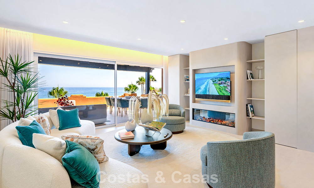 Appartement en bord de mer, rénové avec goût, avec vue imprenable sur la mer, entre Marbella et Estepona 782911