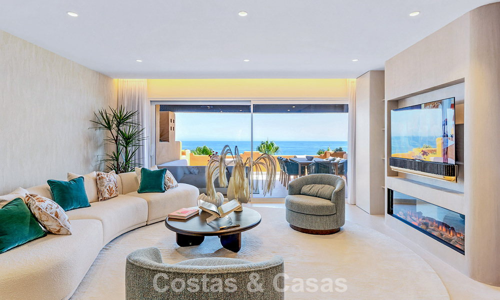 Appartement en bord de mer, rénové avec goût, avec vue imprenable sur la mer, entre Marbella et Estepona 782912