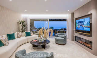 Appartement en bord de mer, rénové avec goût, avec vue imprenable sur la mer, entre Marbella et Estepona 782918 