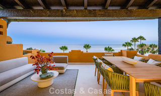 Appartement en bord de mer, rénové avec goût, avec vue imprenable sur la mer, entre Marbella et Estepona 782920 