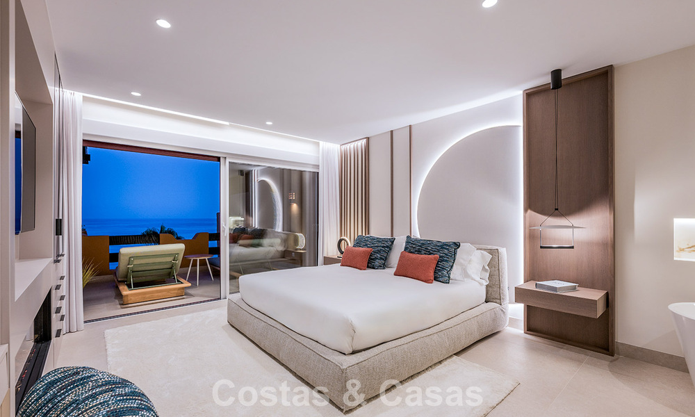 Appartement en bord de mer, rénové avec goût, avec vue imprenable sur la mer, entre Marbella et Estepona 782928