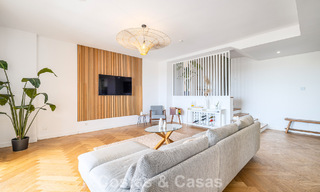 Opportunité! Penthouse de luxe de 3 chambres avec vue sur la mer à vendre dans la Vallée des Golfs de Nueva Andalucia, Marbella 783315 