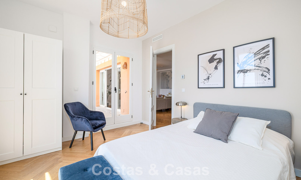 Opportunité! Penthouse de luxe de 3 chambres avec vue sur la mer à vendre dans la Vallée des Golfs de Nueva Andalucia, Marbella 783327