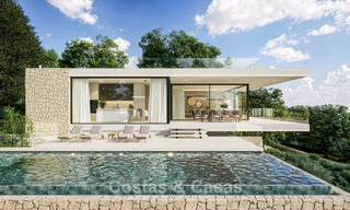 Villa neuve sur plan à l'architecture avant-gardiste à vendre sur les collines de Marbella - Benahavis 783400 
