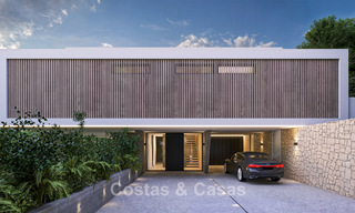 Villa neuve sur plan à l'architecture avant-gardiste à vendre sur les collines de Marbella - Benahavis 783402 