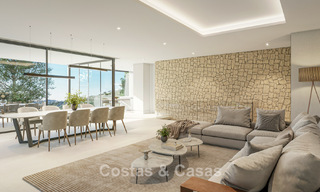 Villa neuve sur plan à l'architecture avant-gardiste à vendre sur les collines de Marbella - Benahavis 783403 