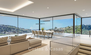 Villa neuve sur plan à l'architecture avant-gardiste à vendre sur les collines de Marbella - Benahavis 783404 