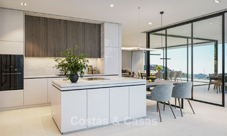Villa neuve sur plan à l'architecture avant-gardiste à vendre sur les collines de Marbella - Benahavis 783405 