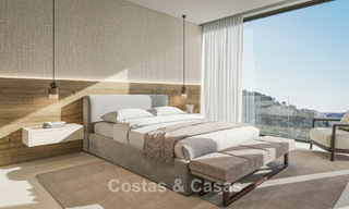 Villa neuve sur plan à l'architecture avant-gardiste à vendre sur les collines de Marbella - Benahavis 783406 