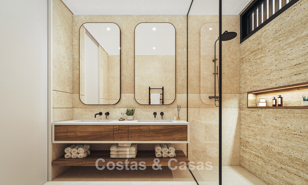 Villa neuve sur plan à l'architecture avant-gardiste à vendre sur les collines de Marbella - Benahavis 783407