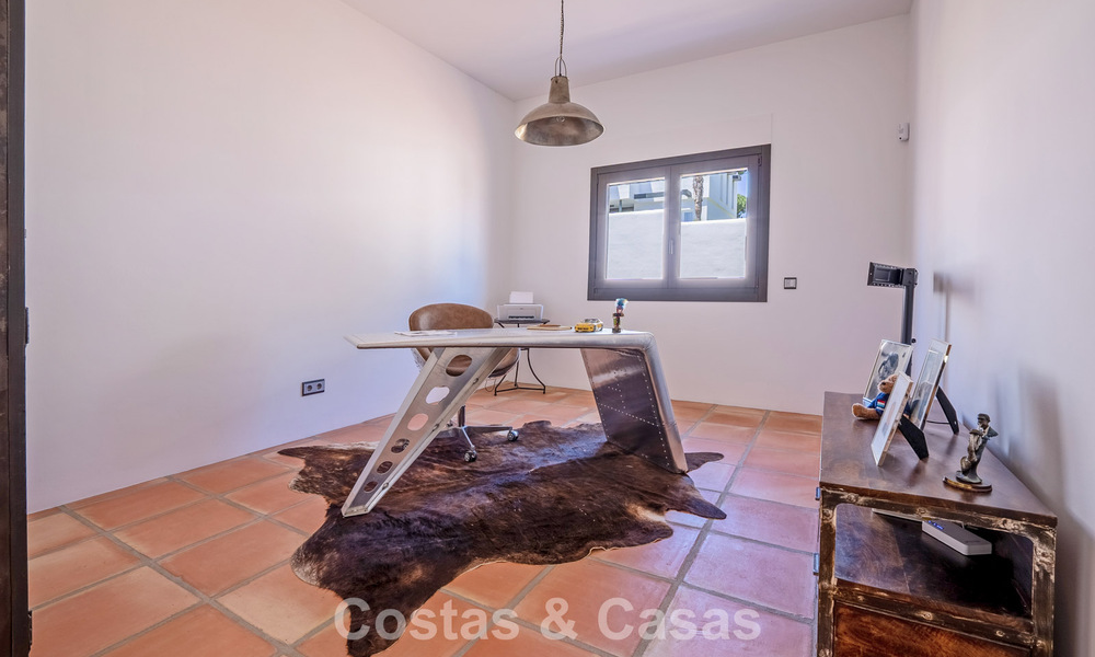 Villa de luxe de plain-pied, prête à emménager, à vendre en première ligne de golf, dans un complexe hôtelier de premier plan à Mijas, Costa del Sol 783924