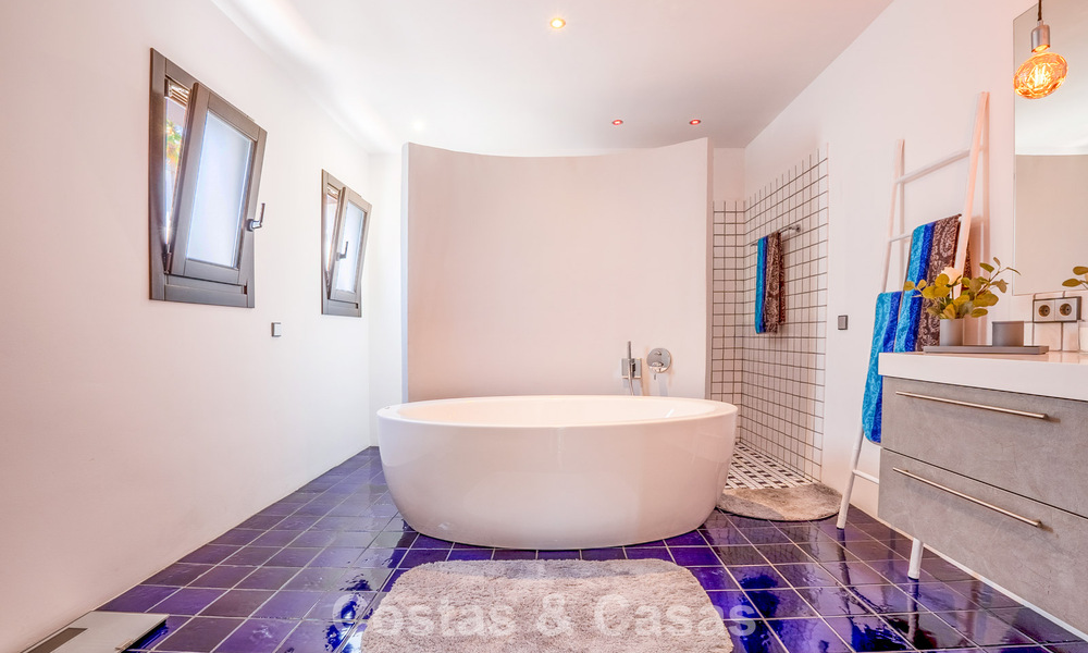 Villa de luxe de plain-pied, prête à emménager, à vendre en première ligne de golf, dans un complexe hôtelier de premier plan à Mijas, Costa del Sol 783935