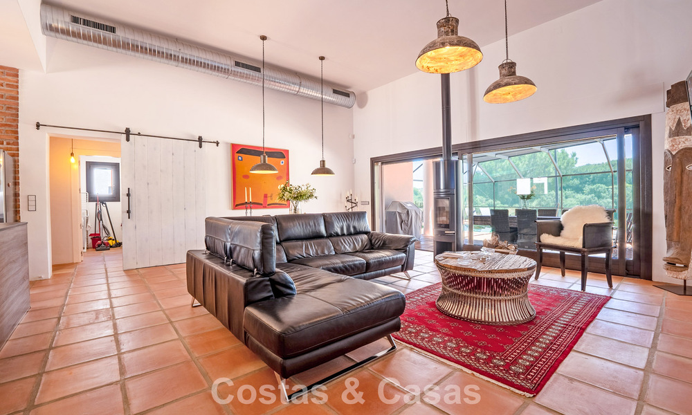Villa de luxe de plain-pied, prête à emménager, à vendre en première ligne de golf, dans un complexe hôtelier de premier plan à Mijas, Costa del Sol 783936