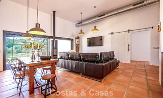 Villa de luxe de plain-pied, prête à emménager, à vendre en première ligne de golf, dans un complexe hôtelier de premier plan à Mijas, Costa del Sol 783937 