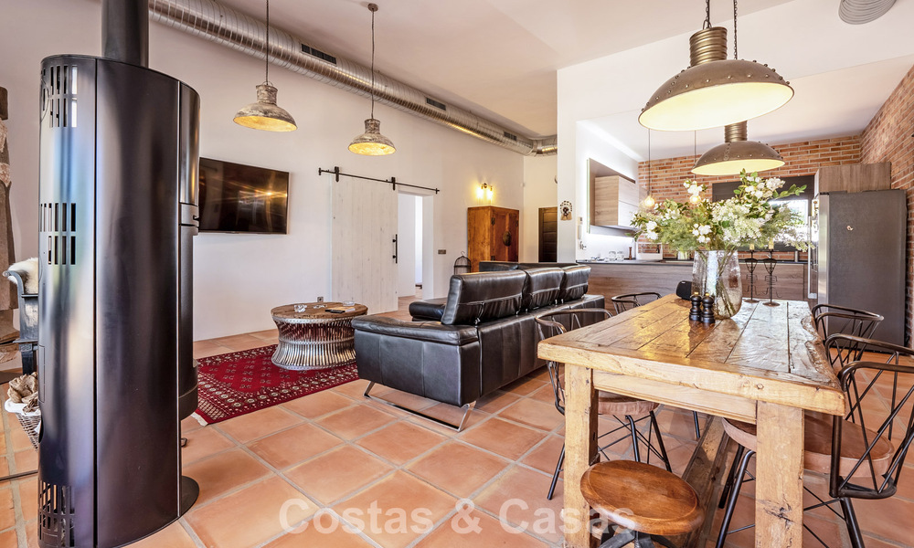 Villa de luxe de plain-pied, prête à emménager, à vendre en première ligne de golf, dans un complexe hôtelier de premier plan à Mijas, Costa del Sol 783945