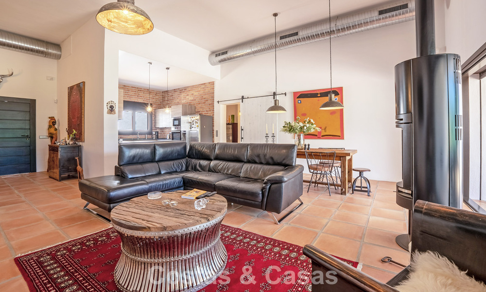 Villa de luxe de plain-pied, prête à emménager, à vendre en première ligne de golf, dans un complexe hôtelier de premier plan à Mijas, Costa del Sol 783950