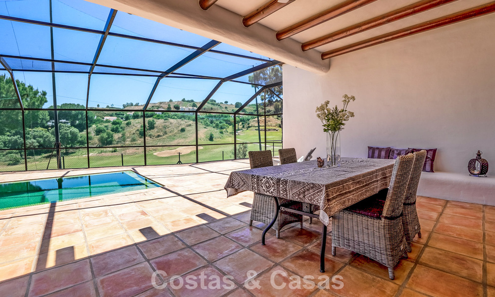 Villa de luxe de plain-pied, prête à emménager, à vendre en première ligne de golf, dans un complexe hôtelier de premier plan à Mijas, Costa del Sol 783953