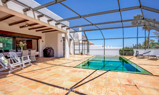 Villa de luxe de plain-pied, prête à emménager, à vendre en première ligne de golf, dans un complexe hôtelier de premier plan à Mijas, Costa del Sol 783956 