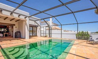 Villa de luxe de plain-pied, prête à emménager, à vendre en première ligne de golf, dans un complexe hôtelier de premier plan à Mijas, Costa del Sol 783957 