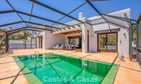 Villa de luxe de plain-pied, prête à emménager, à vendre en première ligne de golf, dans un complexe hôtelier de premier plan à Mijas, Costa del Sol 783959