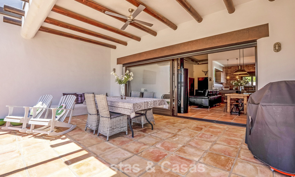 Villa de luxe de plain-pied, prête à emménager, à vendre en première ligne de golf, dans un complexe hôtelier de premier plan à Mijas, Costa del Sol 783962